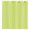 Voile Curtains with Grommets - Apple Green (2 pcs, 140x140 cm)