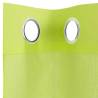 Voile Curtains with Grommets - Apple Green (2 pcs, 140x140 cm)