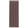 Voile Curtains with Grommets - Brown 140x300 cm (2 pcs)