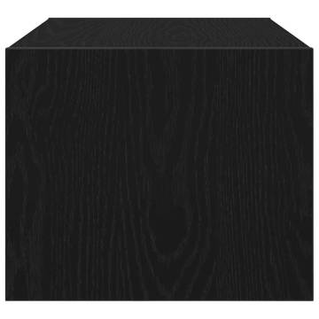 Stylish Black Oak TV Cabinet - Space-Saving Design