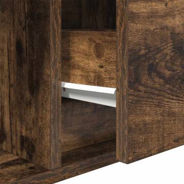 TV Cabinet Smoked Oak | Stylish Space-Saving Solution