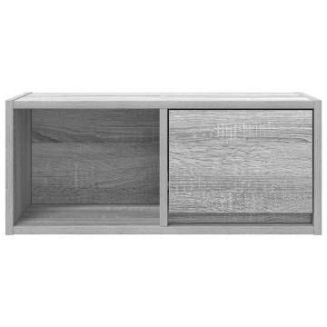 TV Cabinet Grey Sonoma - 60x31x25.5 cm Engineered Wood