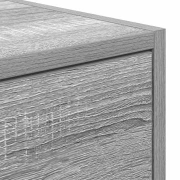 TV Cabinet Grey Sonoma - 60x31x25.5 cm Engineered Wood