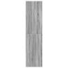 Stylish Grey Sonoma Wardrobe - 80x50x200 cm | Hipo Market