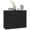 Minimalist Black Sideboard - 88x30x70 cm | HipoMarket