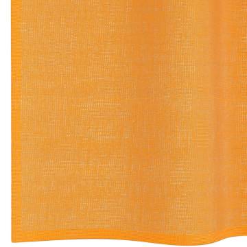 Voile Curtains with Grommets - Orange 140x260 cm (2 pcs)