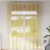  Voile Curtains with Grommets 2 pcs Yellow Colour yellow Size 140 x 260 cm Quantity in Package 1 Model with grommets 