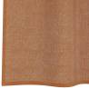 Voile Curtains with Grommets - 2 pcs Terracotta | Hipomarket UK