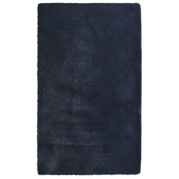 Shaggy Rug High Pile Navy 60x100 cm - Soft & Durable | Hipo Market