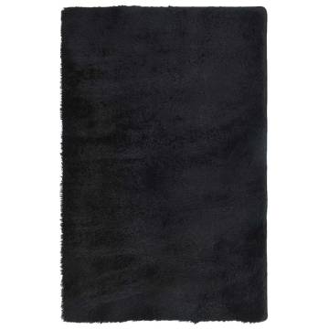 Shaggy Rug High Pile Black 130x200 cm - Stylish & Durable