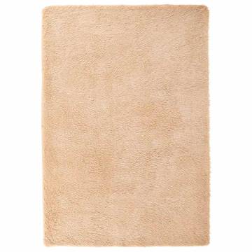 Shaggy Rug High Pile Beige 200x290 cm - Stylish Comfort