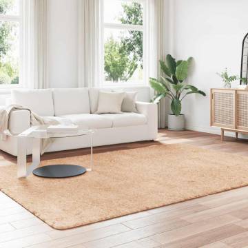 Shaggy Rug High Pile Beige 200x290 cm - Stylish Comfort