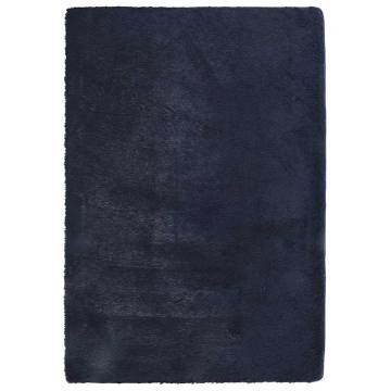 Shaggy High Pile Navy Rug 200x290 cm - Durable & Stylish