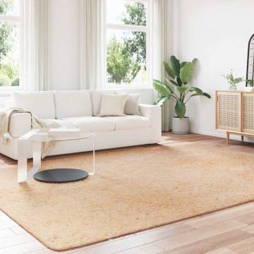 Shaggy Rug High Pile Beige 240x340 cm - Durable & Elegant