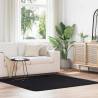  Shaggy Rug High Pile Black 160x160 cm Polyester Colour black Size 160 x 160 cm Shape square 