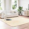 Shaggy High Pile Rug Cream 240x240 cm | HipoMarket UK