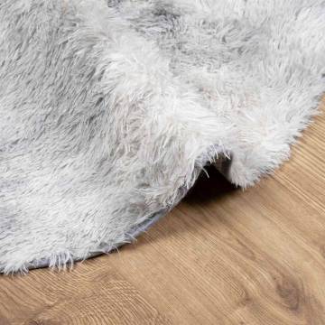 Shaggy Rug High Pile Light Grey 100x100 cm - Comfortable & Stylish