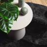 Shaggy High Pile Black Rug 120x120 cm - Elegant & Durable