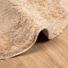 Shaggy Rug High Pile Beige 160x160 cm - Hipo Market