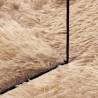 Shaggy Rug High Pile Beige 160x160 cm - Hipo Market