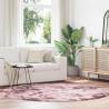  Shaggy Rug High Pile Dusty Pink 200x200 cm Polyester Colour dusty pink Size 200 x 200 cm Shape round 