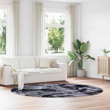 Shaggy Rug High Pile Dark Grey 240x240 cm - Stylish & Durable