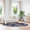  Shaggy Rug High Pile Dark Grey 240x240 cm Polyester Colour dark grey Size 240 x 240 cm Shape round 