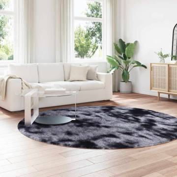 Shaggy Rug High Pile Dark Grey 240x240 cm - Stylish & Durable