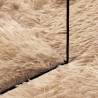 Shaggy Rug High Pile Beige 100x100 cm - Stylish Comfort