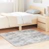  Shaggy Rug High Pile Light Grey 120x120 cm Polyester Colour light grey Size 120 x 120 cm Shape square 