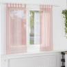  Voile Curtains with Rod Pockets 2 pcs Pink Colour pink Size 140 x 140 cm Quantity in Package 1 Model with rod pockets 