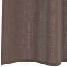 Voile Curtains with Tab Top - Brown | 2 pcs | Hipo Market