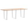 Dining Table Legs V-Shape 3 pcs White - Stylish & Durable