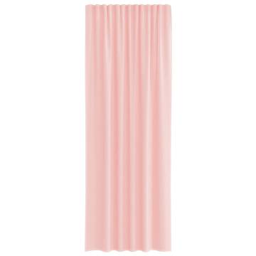 Voile Curtains with Loops - Pink 140x260 cm (2 pcs) | HipoMarket