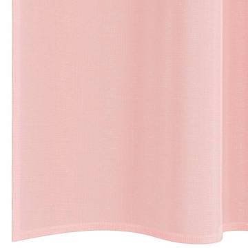 Voile Curtains with Loops - Pink 140x260 cm (2 pcs) | HipoMarket