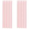 Voile Curtains with Grommets - Light Pink 140x260 cm | HipoMarket