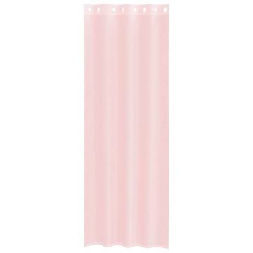 Voile Curtains with Grommets - Light Pink 140x260 cm | HipoMarket