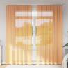  Voile Curtains with Loops 2 pcs Orange 140x245 cm Colour orange Size 140 x 245 cm Quantity in Package 1 Model with loops 