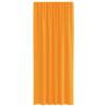 Voile Curtains with Loops 2 pcs Orange 140x245 cm | HipoMarket