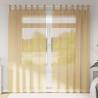  Voile Curtains with Rod Pockets 2 pcs Sand Colour sand Size 140 x 245 cm Quantity in Package 1 Model with rod pockets 