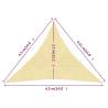 Sunshade Sail 160 g/m² Beige - 4.5x4.5m HDPE | HipoMarket