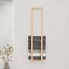 Stylish Solid Pine Towel Rack - Space-Saving Design