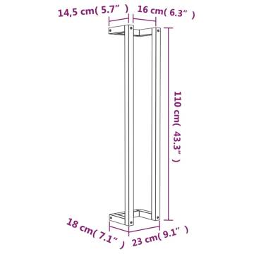 Stylish Solid Pine Towel Rack - Space-Saving Design