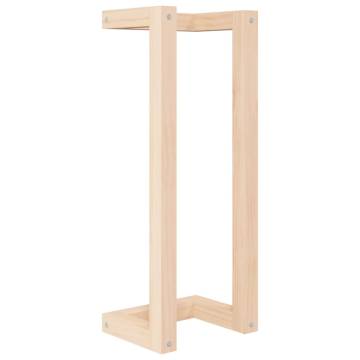 Stylish Solid Wood Pine Towel Rack - 23x18x60 cm