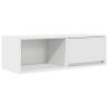 Stylish White TV Cabinets - 2 pcs, Engineered Wood | Hipomarket