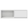 Stylish White TV Cabinets - 2 pcs, Engineered Wood | Hipomarket