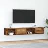  TV Cabinets 2 pcs Old Wood 80x31x25.5 cm Engineered Wood Colour old wood Quantity in Package 2 Width 80 cm 