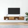 Stylish TV Cabinets - 2 Pcs Old Wood | Hipomarket UK