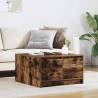  Coffee Table with Drawers Smoked Oak 70.5x70x40 cm Colour smoked oak Size 70.5 x 70 x 40 cm Quantity in Package 1 