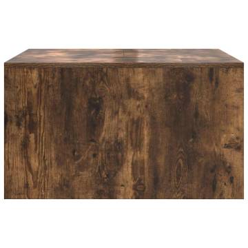 Coffee Table with Drawers - Smoked Oak | Hipomarket